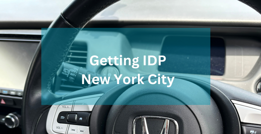 Getting IDP in New York